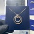 Swarovski Hollow Pendant 5349418 Round Shape White Rose Gold Necklace