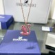 Swarovski Iconic Swan Pendant 5647552 Medium Pink Gold Necklace