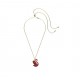 Swarovski Iconic Swan Pendant 5649773 Swan Large Red Gold Necklace