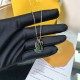 Swarovski Iconic Swan Pendant 5650067 Swan Green Plated Necklace