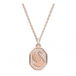 Swarovski Signum Pendant 5621106 Rose Gold Necklace L38cm