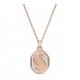 Swarovski Signum Pendant 5621106 Rose Gold Necklace L38cm