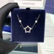 Swarovski Stella Pendant 5645379 Star White Rhodium Plated Necklace