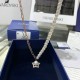 Swarovski Stella Pendant 5645381 White Rose Gold Necklace