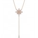 Swarovski Stella Y Pendant 5645383 Kite Cut Star White Rose Necklace