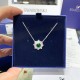 Swarovski Sunshine Pendant Mixed Cuts 5642963 Silver Green Necklace L35cm