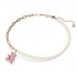 Swarovski Teddy Pendant 5669166 Bear Pink Rose Gold Tone Plated Necklace