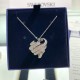 Swarovski Volta Pendant 5647584 Heart Small White Rhodium Plated Necklace