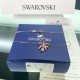 Swarovski Volta Pendant 5656741 Bow White Rose Gold Tone Plated Necklace