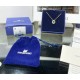 Swarovski Women Pendant 5484171 Blue Gold Necklace