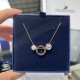 Swarovski Women Rose Pendant 5289769 Gold Necklace