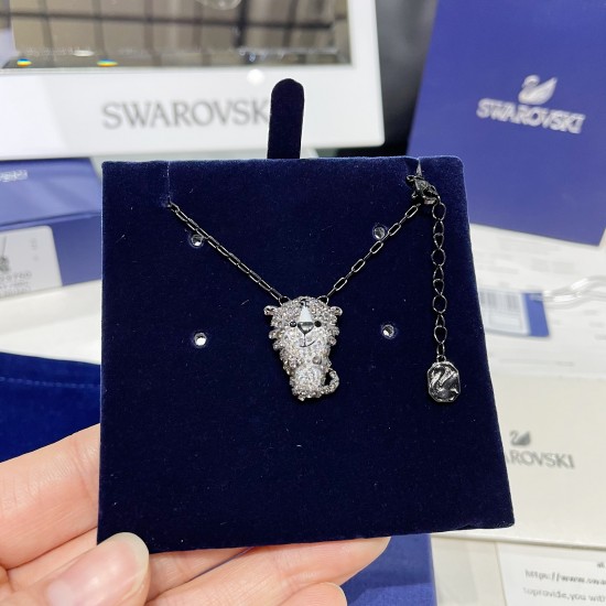 Swarovski Zodiac Tiger 5623750 Silver Necklace L60cm