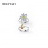 Swarovski Eternal Flower Ring Set, Yellow