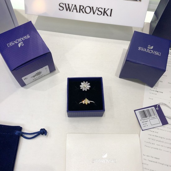 Swarovski Eternal Flower Ring Set, Yellow