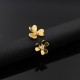 Van Cleef & Arpels Frivole Gold VCA Rings/Silver Of 2 Colors