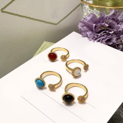 Van Cleef & Arpels Perlee Couleurs Gold VCA Rings/Red/White Of 4 Colors 