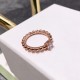 Van Cleef & Arpels Perlee Pearls Gold VCA Rings And Silver/Rose Gold Of 3 Colors