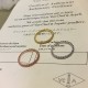 Van Cleef & Arpels Perlee Pearls Gold VCA Rings/Silver/Rose Gold Of 3 Colors