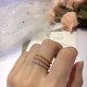 Van Cleef & Arpels Perlee Pearls Gold VCA Rings/Silver/Rose Gold Of 3 Colors