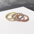 Van Cleef & Arpels Perlee Pearls Of Gold VCA Rings And Silver/Rose Gold 