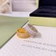 Van Cleef & Arpels Perlee Pearls Of Rose Gold VCA Rings And Silver/Gold 2 Colors