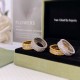 Van Cleef & Arpels Perlee Pearls Of Rose Gold VCA Rings And Silver/Gold 2 Colors