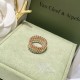 Van Cleef & Arpels Perlee Pearls Of Rose Gold With Silver/Gold VCA Rings 3 Colors