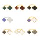 Van Cleef & Arpels Sweet Alhambra Of Gold And Red Green VCA Rings 8 Colors