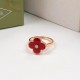 Van Cleef & Arpels Sweet Alhambra Of Rose Gold VCA Rings Gold 12 Colors