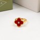 Van Cleef & Arpels Sweet Alhambra Of Rose Gold VCA Rings Gold 12 Colors