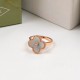 Van Cleef & Arpels Sweet Alhambra Of Rose Gold VCA Rings Gold 12 Colors