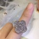 Van Cleef & Arpels Sweet Alhambra Of Silver VCA Rings