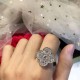 Van Cleef & Arpels Sweet Alhambra Of Silver VCA Rings