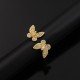 Van Cleef & Arpels Two Butterfly Of Gold/Silver VCA Rings 2 Colors