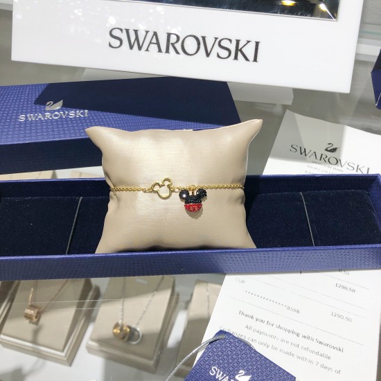 Swarovski Mickey And Minnie Bangle 5566689