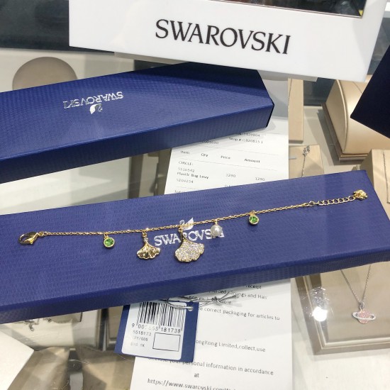 Swarovski Stunning Ginko Bracelet 5518173 16CM