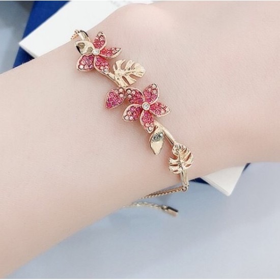 Swarovski Tropical Flower Bangle 5521058 24/6x1.5CM