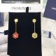 Swarovski Flower of Fortune Pierced Earrings 5597667 4.5x1.5CM