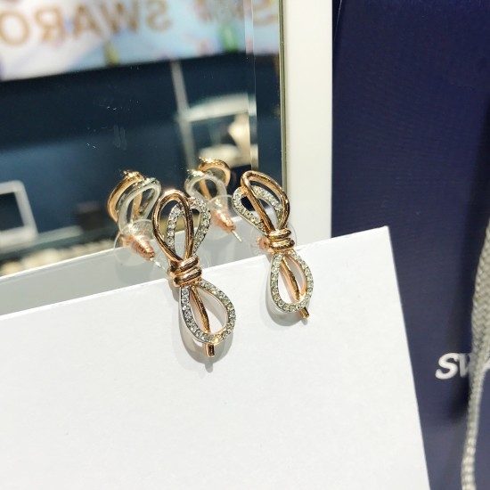 Swarovski Lifelong Bow Earrings 5447089