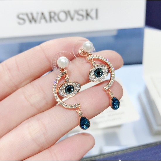 Swarovski Luckily Evil Eye Earrings 5425860