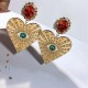 Swarovski Lucky Goddess Heart Clip Earrings 5464131