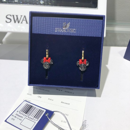 Swarovski Mickey And Minnie Earrings 5566692 2.4cmx1.3cm