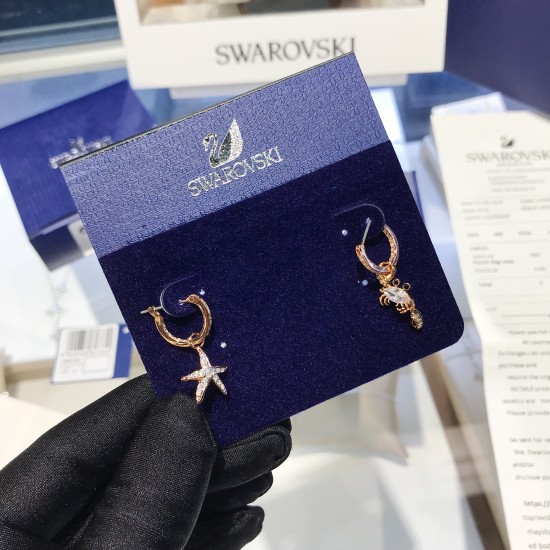 Swarovski Ocean Crab Earrings 5480784