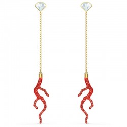 Swarovski Shell Coral Pierced Earrings 5520662