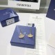 Swarovski Stunning Gingko Pierced Earrings 5518176 4x2.2CM