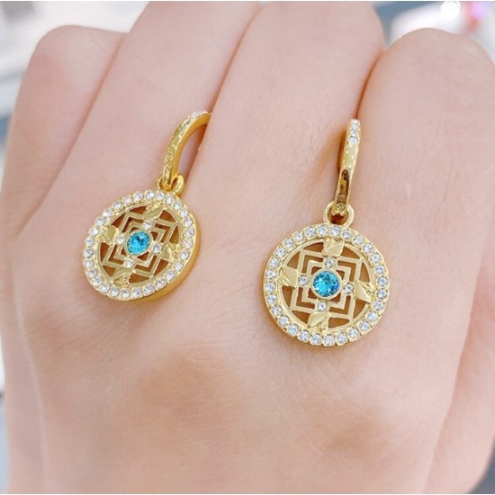 Swarovski Symbolic Mandala Hoop Pierced Earrings 5521446 2.6x1.4CM