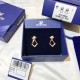 Swarovski Edify Clear Crystal Pearl Earrings 5197806