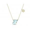 Swarovski Gold Necklace & Pendant