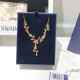 Swarovski Tropical Flower Y Necklace 5541061 38/8x7.5CM