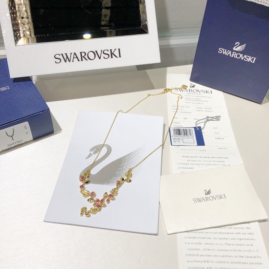 Swarovski Tropical Flower Y Necklace 5541061 38/8x7.5CM